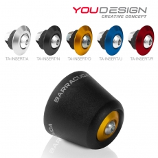 Barracuda Motorrad STURZPAD EINSÄTZE Rot (Paar)