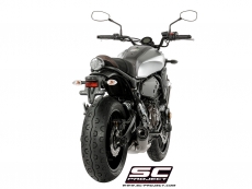 YAMAHA XSR 700 (2016 - 2020) Komplette Auspuffanlage 2-1 SC-Project, mit S1 Schalldämpfer, gebürsteter Edelstahl