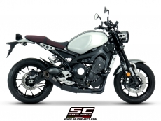 YAMAHA XSR 900 (2016 - 2019) Komplette Auspuffanlage 3-1, SC-Project, Edelstahl, mit S1 Schalldämpfer, mattschwarz lackiert