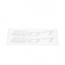 Yamaha MT-07 Felgenaufkleber Hinterrad Silber YME-FBRE7-00-01