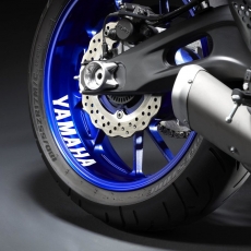 Yamaha MT-07 Felgenaufkleber Vorderrad Silber YME-FSGEN-10-01