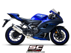 YAMAHA YZF R7 (2021 - 2023) SC1-S Titan-Schalldämpfer, mit Komplette 2-1-Edelstahl-Auspuffanlage - EURO 5