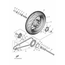 Yamaha Niken Ketten-Kit BFD-W001A-00-