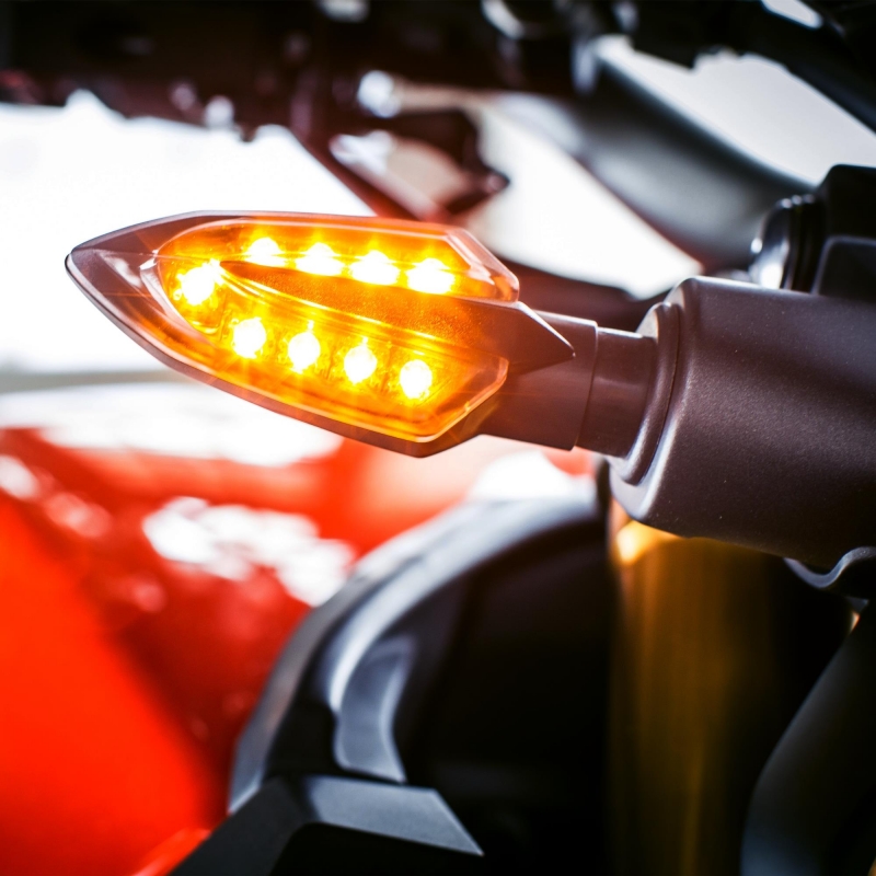 2 Paare Blinker LED Kohlenstoff Original YAMAHA MT125 MT-03