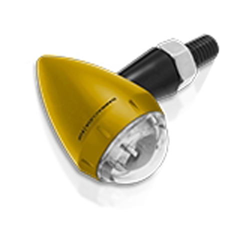 Barracuda Motorrad LED Blinker S-LED B-LUX gold (Paar)