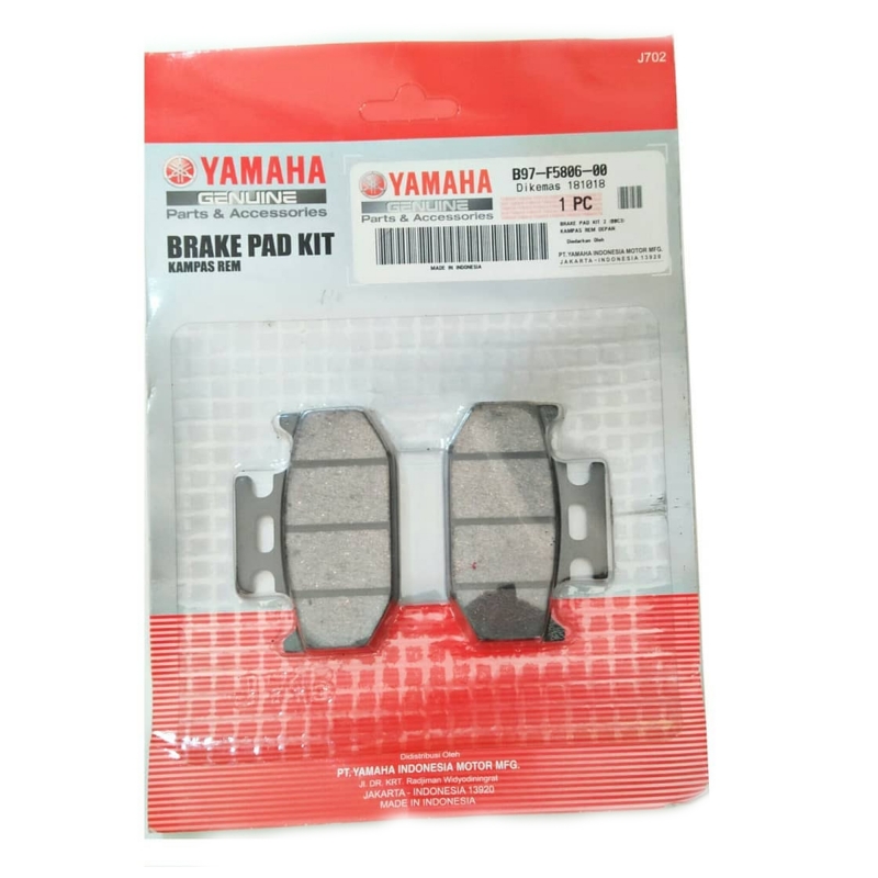 Yamaha YZF-R125 ab 2019 Bremsbeläge hinten B97-F5806-00-00