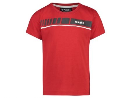 Yamaha T Shirt Kids Bourke rot, Revs B19-AT401-C0