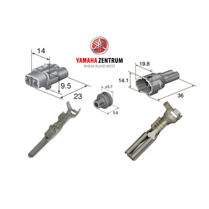 Stecker für den Nebenverbraucheranschluss bei Yamaha MT-07