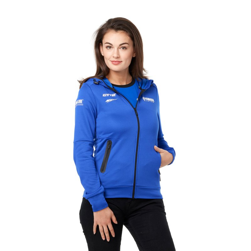 Yamaha PADDOCK BLUE DAMEN-KAPUZENPULLOVER B22-FT217-E0