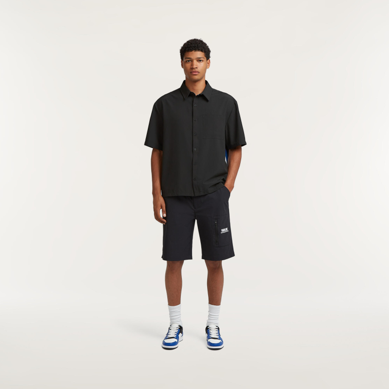 Paddock Blue Urban gewebtes Hemd für Herren QMB-26FJ1-B4