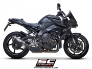 YAMAHA MT-10 (2016 - 2020) SC1-M Schalldämpfer SC-Project Titan mit Carbon-Endkappe