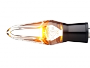 Blinker mo.blaze ice schwarz eloxiert  6003010