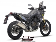 YAMAHA TENERE 700 (2019 - 2020) X-Plorer II Auspuff, Titan, mit Carbon-Endkappe