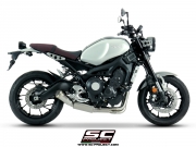 YAMAHA XSR 900 (2016 - 2019) Komplette Auspuffanlage 3-1, Edelstahl, mit konischem Schalldämpfer der 70er Jahr