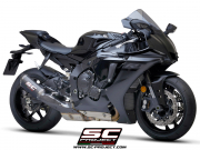 YAMAHA YZF R1 (2020 - 2021) - R1M SC1-M Auspuff, Carbon mit Carbon-Endkappe