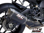 YAMAHA YZF R1 (2020 - 2021) - R1M SC1-M Auspuff, Carbon mit Carbon-Endkappe