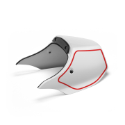 Yamaha XSR900 Einzelsitzverkleidung Rot/Weiß D65-247F0-D1-00