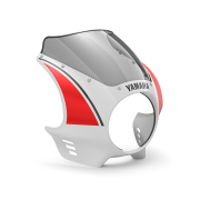 Yamaha XSR 900 2025 Mini-Frontverkleidung Weiß/Rot BEA-283T0-D1-00